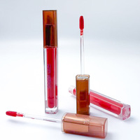 Gloss à lèvres 3g à base minérale, hydratant, effet rosée, fini miroir, résistant à l'eau, anti-transfert, pour fabrication OEM transfrontalière