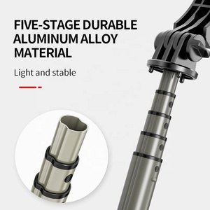 L03s Nhôm Linh Hoạt Không Dây Từ Xa LED Fill Light Selfie Stick <span class=keywords><strong>Tripod</strong></span> Cho <span class=keywords><strong>iPhone</strong></span> Android Điện Thoại Thông Minh - Product Image 4