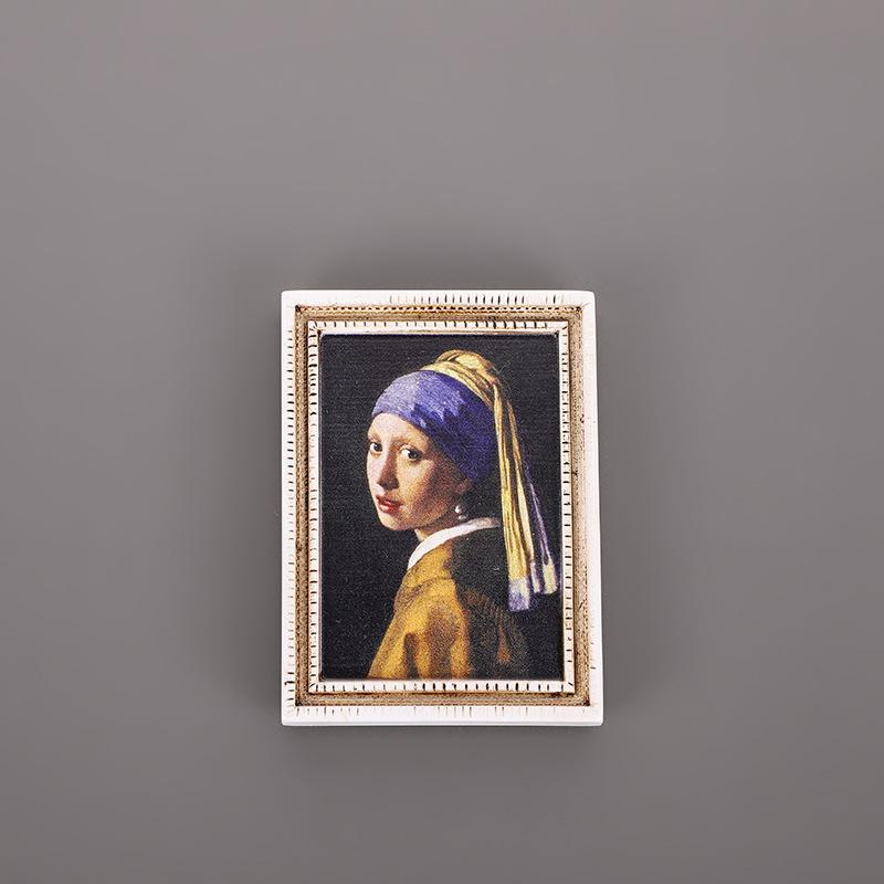 Cadre - Fille à la perle