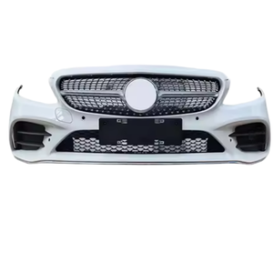 Conjunto de Parachoques Delantero Blanco para Mercedes Benz Clase C W205, Parachoques de Repuesto de Plástico con Rejilla para Reparación - Product Image 1