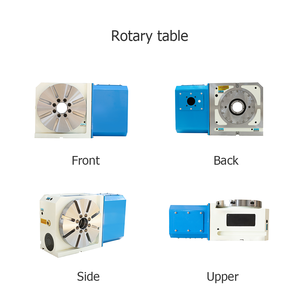 Hochpräzises universelles viera chsiges Drehtisch getriebe Motor teil <span class=keywords><strong>CNC</strong></span> AC Servo Divide Head - Product Image 2