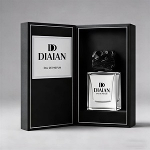 Flacone di Profumo in Vetro Trasparente Quadrato di Lusso da 50ml con Tappo in Pietra Naturale, Vendita all'Ingrosso Diretta dalla Fabbrica - Product Image 5