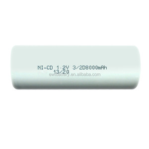แบตเตอรี่ EWT <span class=keywords><strong>Ni</strong></span> <span class=keywords><strong>CD</strong></span> 3 2D <span class=keywords><strong>1</strong></span> <span class=keywords><strong>2V</strong></span> 8000mAh 9.6Wh ความจุสูง ชาร์จซ้ำได้ สูงสุด 800 รอบการใช้งาน สำหรับเครื่องมือไฟฟ้าและอุปกรณ์อิเล็กทรอนิกส์สำหรับผู้บริโภค - Product Image 1