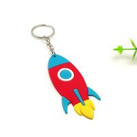 Porte-clés fusée spatiale