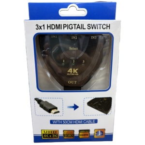 Conmutador 3 en 1 4K*2K 3D de 3 Puertos para HDTV, Compatible con 1080P, para HDTV, Xbox, <span class=keywords><strong>PS3</strong></span>/PS4, Accesorios de Audio y Video - Product Image 4