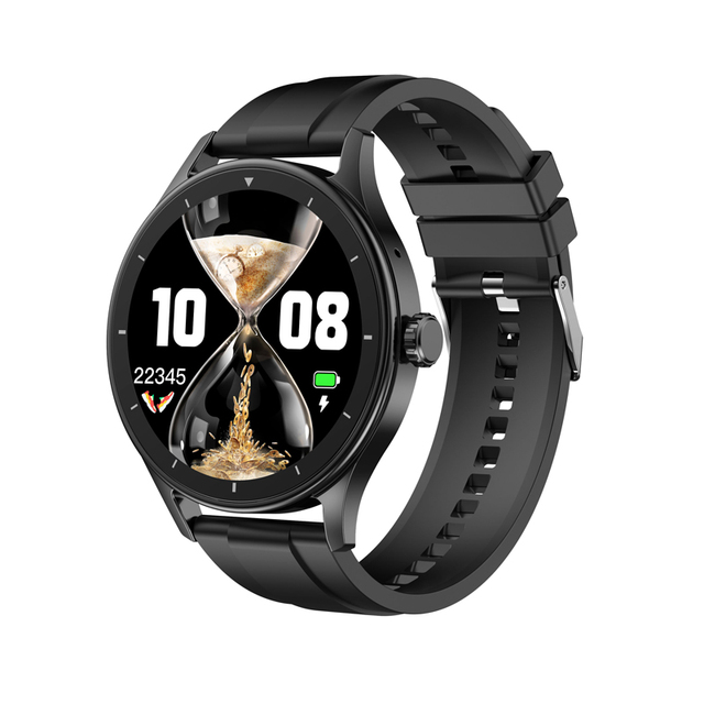 V19 Pro Max Smart Watch 1.52 Inch Round Screen Gesture Control BT Calling Heart Rate Monitor Smartwatch