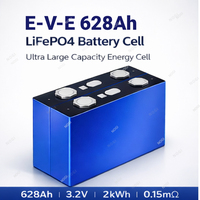 Sel Baterai Lithium Ion LiFePO4 Grade A EV E MB56 628Ah Pasokan Langsung Pabrik 3.2V Sel LFP Prismatik untuk Penyimpanan Energi Surya