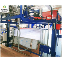 Ligne de production de machines pour usine d'éponges SABTECH, mousse de polyuréthane, moteur PLC, entièrement automatique, haute efficacité, certifiée CE, 160KW
