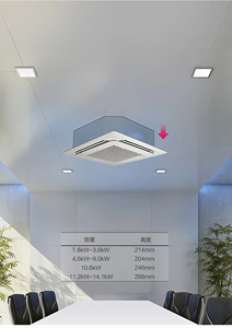 中央空调LG品牌适用于VRF系统的圆形室内型圆形天花板单元。 - Product Image 6