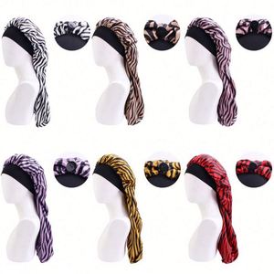 Bonnet long en satin large avec fermeture à bouton-pression, pour tresses longues, pour femme, plage, extérieur, usage quotidien, toutes saisons - Product Image 6