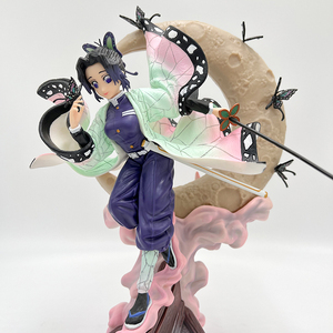 Kochou Shinobu รูปปีศาจ, 28ซม. พร้อมไฟ LED ตัวการ์ตูนอะนิเมะ kimetsu NO yaiba โมเดลตุ๊กตาของเล่น - Product Image 4