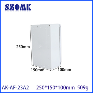 250x150x100 мм Ip67 Pc Abs пластиковая водонепроницаемая распределительная коробка Электрический корпус управления с сетчатой монтажной пластиной - Product Image 5