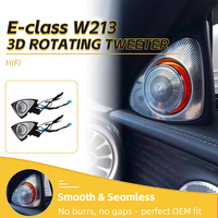 Speaker Tweeter 3D Berputar untuk Mercedes Benz E-Class W213 E200 E300 E320 Lampu Ambient LED 64 Warna Dekorasi