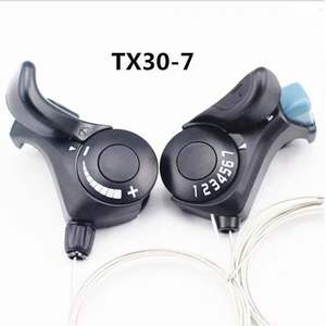 Manettes de vitesse de vélo Tx30, 6 ou 7 vitesses, composants de transmission pour VTT, métal avec jeu de câbles - Product Image 5