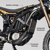 Vélo de montagne électrique 21 kW avec batterie au lithium, cadre en aluminium, autonomie de 30 à 45 km et freins à disque hydrauliques