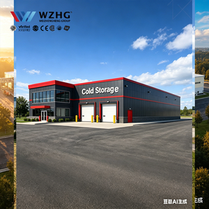 Entrepôt de Réfrigération Industrielle Durable en Acier Q355b – Service Complet Sans Colonne pour Entreprises Logistiques - Product Image 1