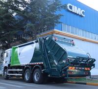 Camion compacteur de déchets hydraulique CIMC 20 CBM à chargement arrière, conception robuste pour la collecte des ordures
