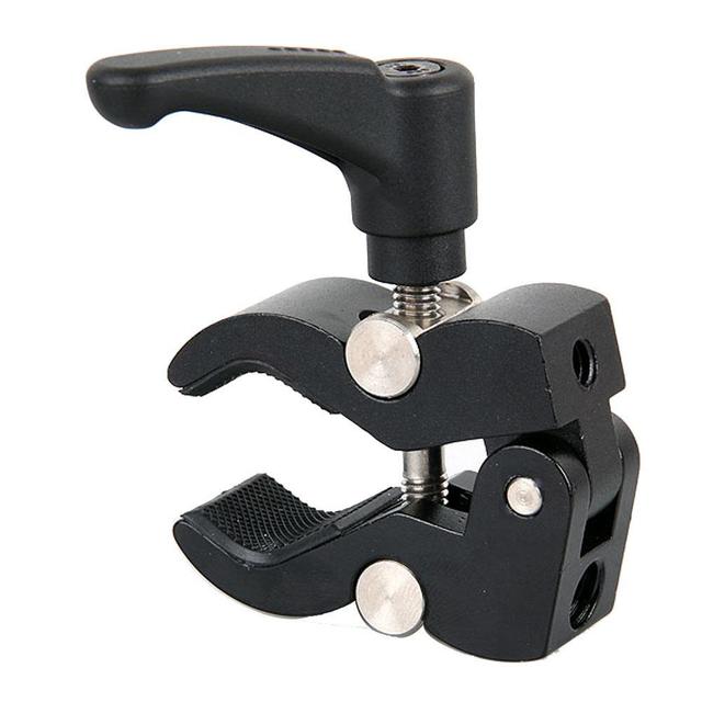 Articulating Magic Friction Arm Super Clamp Camera Crab Clamp Thread Magic Arm With 1/4 Inch 3/8 Inch UNC
