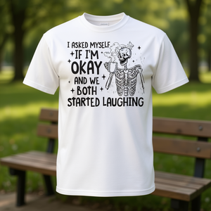 Me pregunté si estoy bien y ambos empezamos a reír. Camiseta - Product Image 3