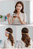 Appareil de massage oculaire portable et rechargeable pour le soin des rides et des cernes, et le soulagement de la fatigue oculaire, utilisation à domicile