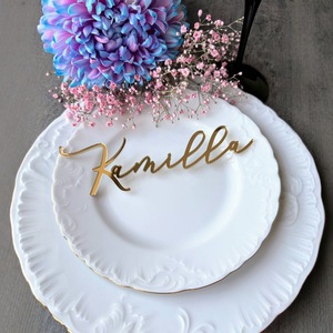 Personalized Custom Wedding Acrylic <b>Table</b> Nameplates Party <b>Table</b> Name <b>Cards</b> Nameplate Production for Wedding Items - Product Image 2
