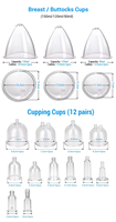 Appareil de massage corporel amincissant AME325 à rouleaux, portable, écologique, en métal et ABS, pour l'élimination des graisses à domicile ou en salon