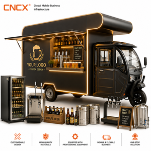 Lanza tu <span class=keywords><strong>imperio</strong></span> de cerveza artesanal con un elegante camión de comida de acero inoxidable y un bar móvil. Inicia tu negocio ahora - Product Image 1
