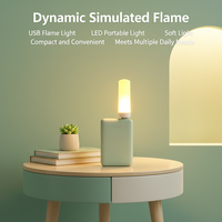 Nouvelle lampe flamme USB, lumière USB, veilleuse USB, bougie LED, bougie USB, lumière d'extérieur pour la maison