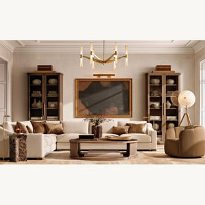 Lusso moderno soggiorno mobili <span class=keywords><strong>barone</strong></span> in legno massello tavolino rotondo con lo stoccaggio - Product Image 6