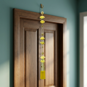 Guirnalda Colgante de Flores Artificiales, 6 Flores Blancas de Plástico Resistente para Uso en Interiores, Venta al Por Mayor Disponible, Modelo AFF-Garland-15.2, Precio - Product Image 3