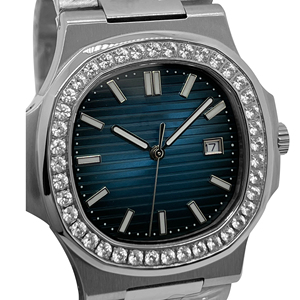 Montre sport à quartz de luxe OEM/ODM avec garantie de qualité, boîtier en acier inoxydable étanche, cadran en cristal saphir et bouton poussoir - Product Image 2