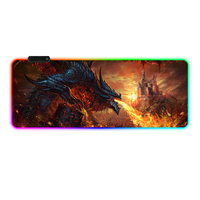 Logotipo personalizado 3d mapa rgb anime subolmação grande xl para subolmar teclado e mouse pad led mousepad gaming rolo