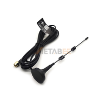 Antenne UHF double fréquence 5dBi de 17 cm de haut, base magnétique, câble d'extension de 3 mètres pour la télémétrie IoT