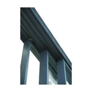 Porte coulissante insonorisée en alliage d'aluminium à <span class=keywords><strong>cadre</strong></span> ultra-fin, design moderne, <span class=keywords><strong>double</strong></span> vitrage trempé, pour salon, école, intérieur - Product Image 5