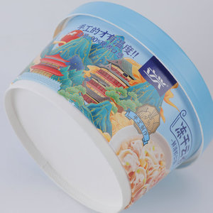 Oem Custom Print 100ml 180ml 500ml 4oz 5oz 8oz 16oz Blank White Colorful Ice Cream Paper <b>Cup</b> Lid - Product Image 5