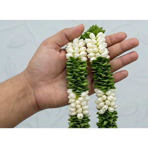 Artificial Flower Garland Green <b>White</b> <b>Hanging</b> Decoration Floral Toran for Wedding Festival Home Temple and Event Decor - Product Image 4
