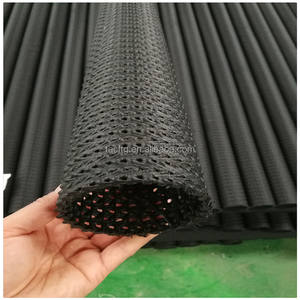 Drainage souterrain perméable dur de HDPE de tuyau de vidange direct d'usine pour le sous-sol d'aménagement paysager imperméabilisant le tunnel de système de bord de route - Product Image 2