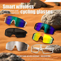 Lunettes de soleil audio QY-Pro1 pour le cyclisme, appels HD, lecture de musique, protection UV, traduction intelligente par IA, lunettes de sport pour le cyclisme