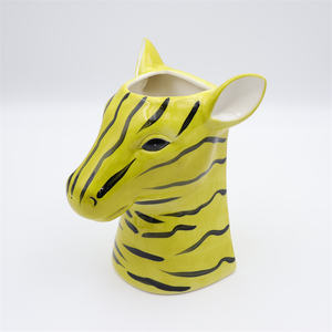 Decoração Do Quarto Estética Vasos De Porcelana De Alta Qualidade para Flores Encomendas Em Massa Esmalte Personalizado Decoração De Mesa Vaso De Cerâmica <span class=keywords><strong>Zebra</strong></span> Abstrato - Product Image 2