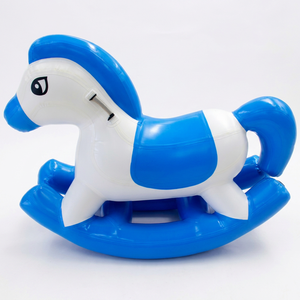 Juguete Inflable de Caballo Colorido para Niños, Envío desde Almacén en EE. UU., Centro de Juegos Interior/Exterior, Material de PVC, Libre de Plomo, Resistente al Fuego - Product Image 1