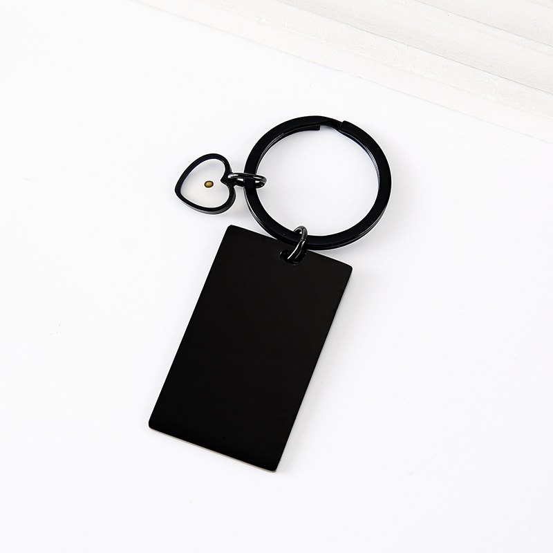 Corazón rectangular negro de colza