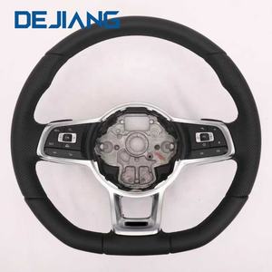 Volant en cuir complet pour Volkswagen <span class=keywords><strong>Golf7</strong></span>.5 GTI MK7 GTS GTD GTE <span class=keywords><strong>R</strong></span>-Line <span class=keywords><strong>Golf7</strong></span> GLI Polo Passat Jetta MK6 Golf6 - Product Image 5