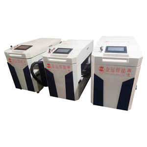 เครื่องเชื่อมไฟเบอร์เลเซอร์แบบมือถือ Jinyun 1064 นาโนเมตร ระบายความร้อนด้วยอากาศ สำหรับเชื่อมสแตนเลส เครื่องเชื่อมพัลส์แบบพกพา - Product Image 4