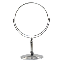 Miroir de maquillage à grossissement personnalisé Table ronde bureau petit miroir debout de vanité