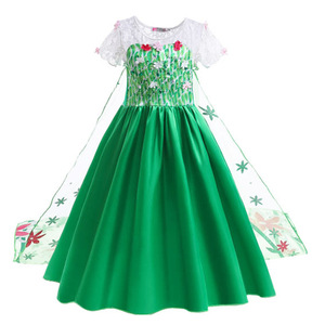 <span class=keywords><strong>Di</strong></span> Modo Congelato 2 Bambini <span class=keywords><strong>di</strong></span> Nuovo Stile Costume Cosplay Principessa <span class=keywords><strong>Elsa</strong></span> Dress Congelato - Product Image 5