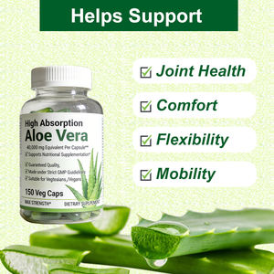 Gélules d'<span class=keywords><strong>aloe</strong></span> <span class=keywords><strong>vera</strong></span> de haute qualité OEM riches en acides aminés pour favoriser la santé des articulations, non-OGM - Product Image 4