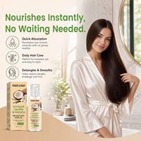 Aceite Capilar Babassu de Coco y Vainilla, Acabado Suave y Sedoso, No Grasoso, para el Cuidado Diario del Cabello, OEM, ODM, Logotipo Personalizado