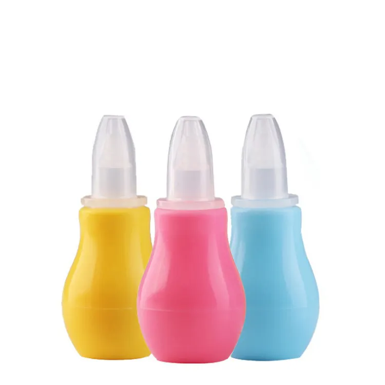 Baby Manual Silicone Suction Pump Nose Cleaning Nasal Aspirator