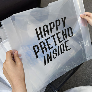 Sacs en polyéthylène transparents à fond plat personnalisables, sacs recyclables et réutilisables, emballage de supermarché, <span class=keywords><strong>plastique</strong></span> <span class=keywords><strong>LDPE</strong></span> - Product Image 5