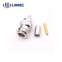 Conector de crimpado recto tipo N Hembra/macho para Mini cable LMR240/ RG8, gran oferta